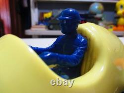 Vintage Wind Up Toy Race Car 1950's 1960's Pagliuso Eng. Co. Glendale, Calif