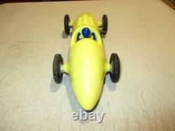 Vintage Wind Up Toy Race Car 1950's 1960's Pagliuso Eng. Co. Glendale, Calif