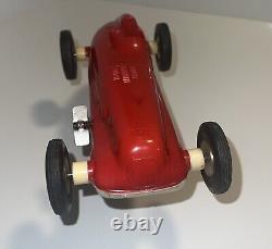 Vintage Wind-up Open Wheel Race Car by Rite Spot Plastic Prod. Working