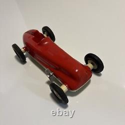 Vintage Wind-up Open Wheel Race Car by Rite Spot Plastic Prod. Working