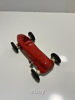 Vintage Wind-up Open Wheel Race Car by Rite Spot Plastic Prod. Working