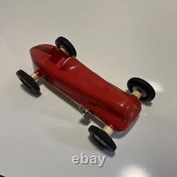 Vintage Wind-up Open Wheel Race Car by Rite Spot Plastic Prod. Working