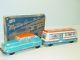 Vintage Wolverine Mystery Car and Trailer in Box, Tin Toy Vehicle, No 35