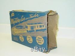 Vintage Wolverine Mystery Car and Trailer in Box, Tin Toy Vehicle, No 35
