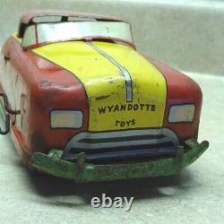 Vintage Wyandotte Car Wind Up, Convertible + Hard Top, Litho W-651, 12