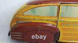 Vintage Wyandotte Pressed Steel Toys Toytown Estate Car Automobile Collectable