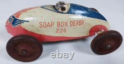 Vintage Wyandotte Tin Toy Soap Box Derby Car 226 Nice Original Condition