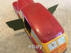 Vintage Wyandotte Toy Town Estate Car 20 Litho 1940s Pressed Steel