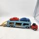 Vintage Y4935 Tin Toy Car Carrier With 2 Cars Made In Japan Read Description