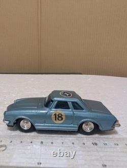 Vintage Yonezawa Mercedes 230SL Tin Toy Car Japan 1970s Pull-Back Magic Motor