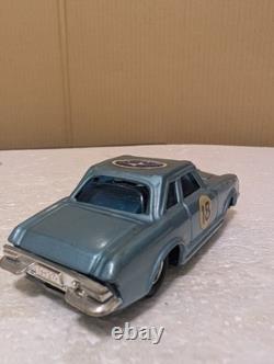Vintage Yonezawa Mercedes 230SL Tin Toy Car Japan 1970s Pull-Back Magic Motor