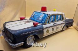 Vintage Yonezawa Toyopet Crown Police Tin Toy Japan 40cm 15.7 Large Car Rare