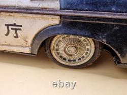 Vintage Yonezawa Toyopet Crown Police Tin Toy Japan 40cm 15.7 Large Car Rare