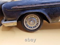 Vintage Yonezawa Toyopet Crown Police Tin Toy Japan 40cm 15.7 Large Car Rare