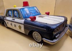 Vintage Yonezawa Toyopet Crown Police Tin Toy Japan 40cm 15.7 Large Car Rare