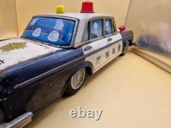 Vintage Yonezawa Toyopet Crown Police Tin Toy Japan 40cm 15.7 Large Car Rare