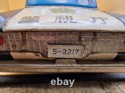 Vintage Yonezawa Toyopet Crown Police Tin Toy Japan 40cm 15.7 Large Car Rare