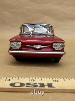 Vintage Yonezawa Toys Japan Corvair Friction Car Tin Metal