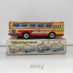 Vintage Yonezawa Toys Tin Toy Car 1960s Hato Bus Made in Japan Showa Retro 6.25