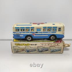 Vintage Yonezawa Toys Tin Toy Car 1960s One-Man Bus Made in Japan Retro 6.25