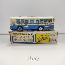 Vintage Yonezawa Toys Tin Toy Car 1960s One-Man Bus Made in Japan Retro 6.25