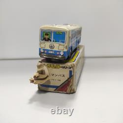 Vintage Yonezawa Toys Tin Toy Car 1960s One-Man Bus Made in Japan Retro 6.25