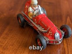 Vintage Yonezawa/tomy Special Racer #5 Tin Friction Made In Japan With Box Nos