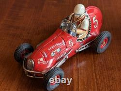 Vintage Yonezawa/tomy Special Racer #5 Tin Friction Made In Japan With Box Nos