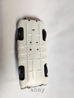 Vintage and Rare 1960's Asahi Tin Mercedes Blue and White Color Toy Car Working