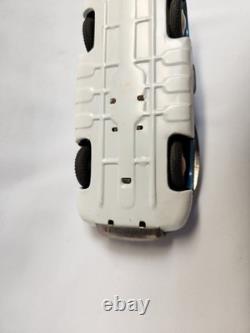 Vintage and Rare 1960's Asahi Tin Mercedes Blue and White Color Toy Car Working