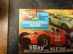 Vintage atlas ho slot car kit indy racer unopened