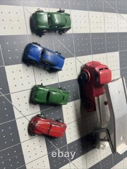 Vintage barclay Toy Car Hauler Very Rare All Original Paint pressed steel toys