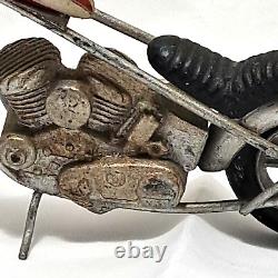 Vintage bike Model MOTORCYCLE HARLEY DAVIDSON tin toy tinplate car handmade