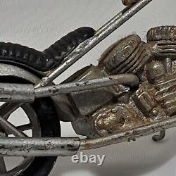 Vintage bike Model MOTORCYCLE HARLEY DAVIDSON tin toy tinplate car handmade