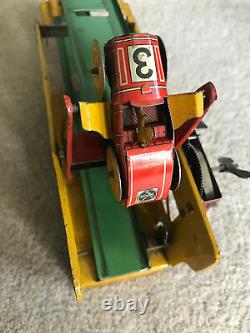 Vintage c. 1920 1930 Distler (Ess Dee)'Over the Top' German clockwork car toy