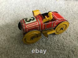 Vintage c. 1920 1930 Distler (Ess Dee)'Over the Top' German clockwork car toy