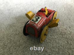 Vintage c. 1920 1930 Distler (Ess Dee)'Over the Top' German clockwork car toy