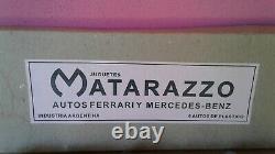 Vintage difficult matarazzo lot 6 car race. Mercedes benz and ferrari and box