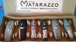 Vintage difficult matarazzo lot 6 car race. Mercedes benz and ferrari and box