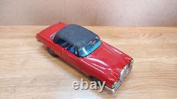 Vintage retro Benz car litho tin toy Japan. Mercedes Benz 250se car tin friction