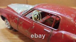 Vintage retro car litho tin toy Japan. Cadillac Fleetwood Eldorado car Battery