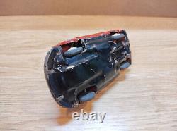 Vintage retro car litho tin toys Japan. BMW Isetta mini car tin friction Japan