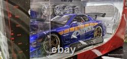 Vntg 2003 Jada Import Racer Mazda RX-7 Apex 124 Diecast Blue Rare Car NISB
