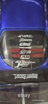 Vntg 2003 Jada Import Racer Mazda RX-7 Apex 124 Diecast Blue Rare Car NISB