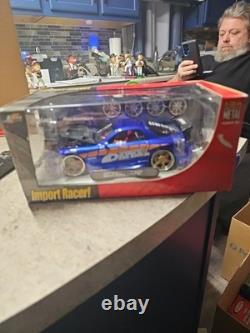 Vntg 2003 Jada Import Racer Mazda RX-7 Apex 124 Diecast Blue Rare Car NISB
