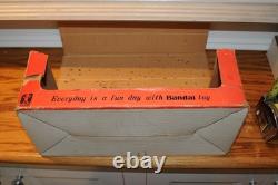 Volkswagen Sedan 4084 King Size Bandai battery operated Antique Tin Car Japan VW