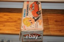 Volkswagen Sedan 4084 King Size Bandai battery operated Antique Tin Car Japan VW