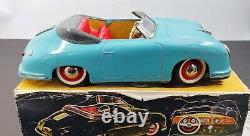 Vtg 1950's Tin Toy DISTLER Electro Matic 7500 PORSCHE 356 SPEEDSTE In Box