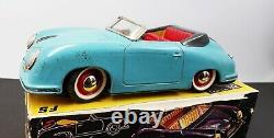 Vtg 1950's Tin Toy DISTLER Electro Matic 7500 PORSCHE 356 SPEEDSTE In Box