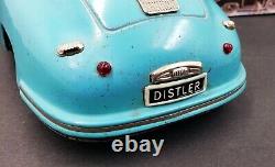 Vtg 1950's Tin Toy DISTLER Electro Matic 7500 PORSCHE 356 SPEEDSTE In Box